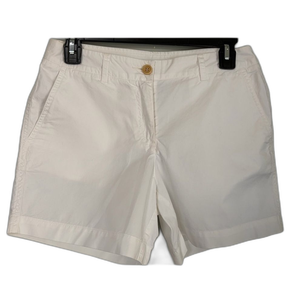 Marina‎ Yachting Women's White Shorts Size 40 4-6 US 100% Cotton Nautical